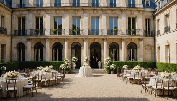 Les hôtels particuliers parisiens pour un mariage chic
